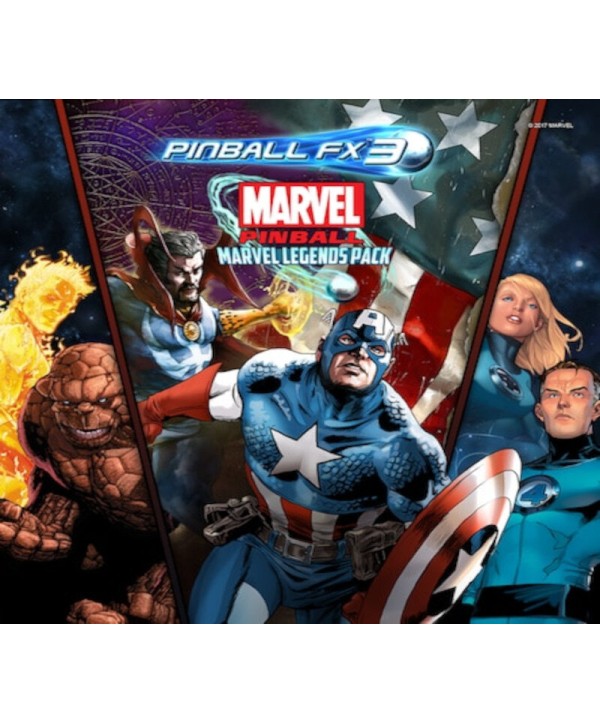 Pinball FX3 - Marvel Pinball - Marvel Legends Pack DLC Steam Key GLOBAL